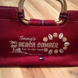 Women s Handbag Purse Tommy Hilfiger Beach Accessory Red for
