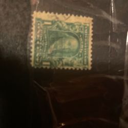 Green One Cent Stamps