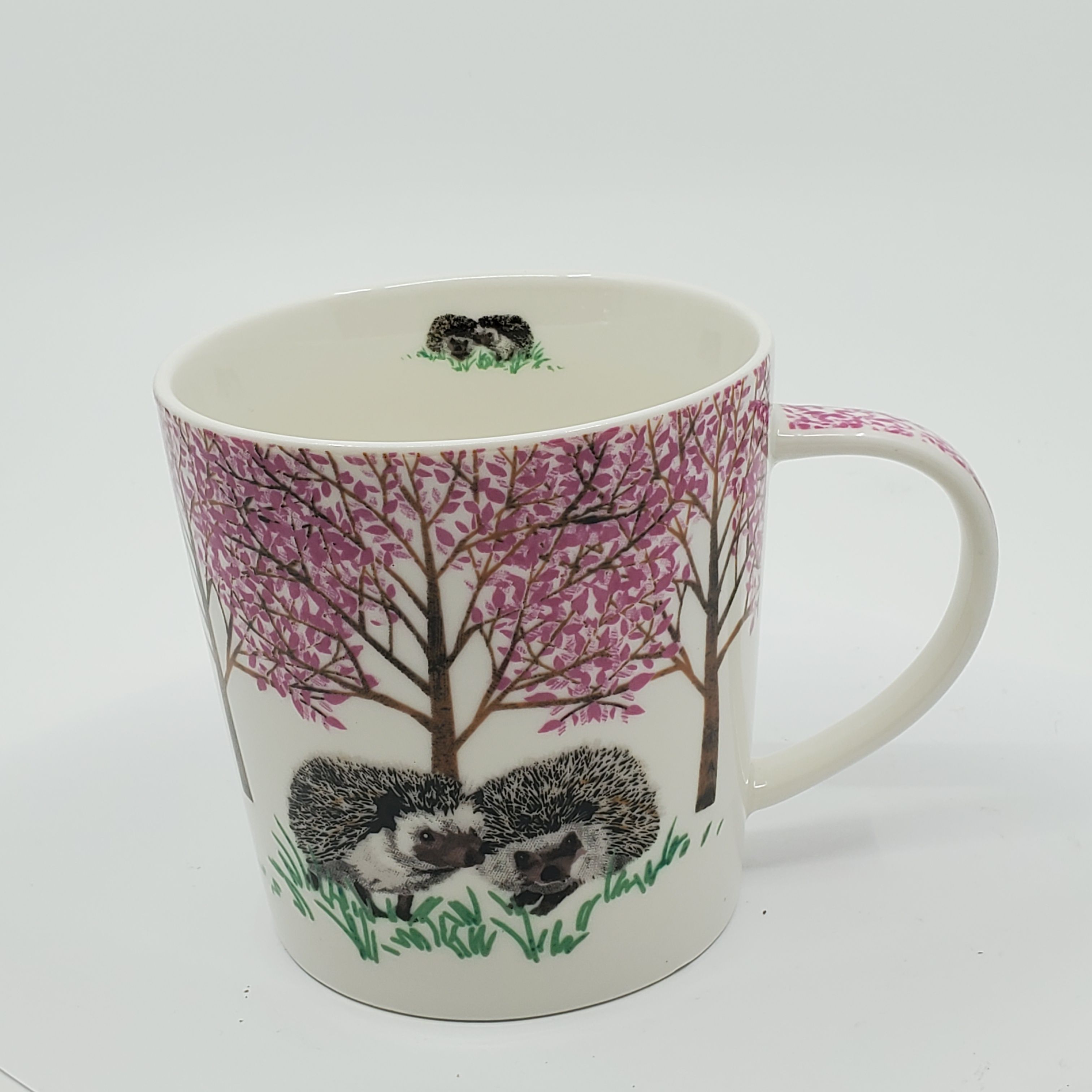 Two Can Art PPD Hedgehogs Coffee Mug Tea Cup. 13.5fl oz. Perfect shape, like new. Original box is missing.