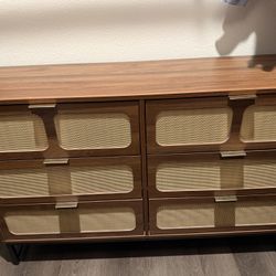 Rattan Dresser 