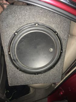 Jl audio w3 13.5 sub with box