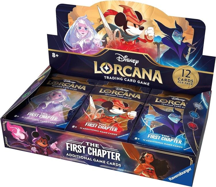 Ravensburger Disney Lorcana: The First Chapter TCG Booster Pack Display - 24 Ct