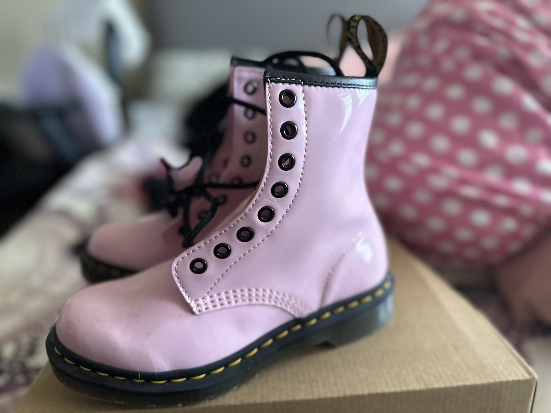 Dr. Martens 1460W Pale Pink Size 5 - New