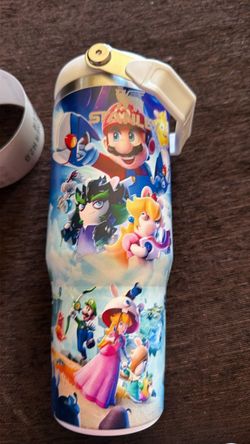 Stanley Tumbler Super Mario Custom Design
