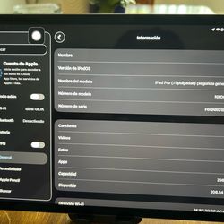 IPad Pro 2 generation 11 inches 256 GB