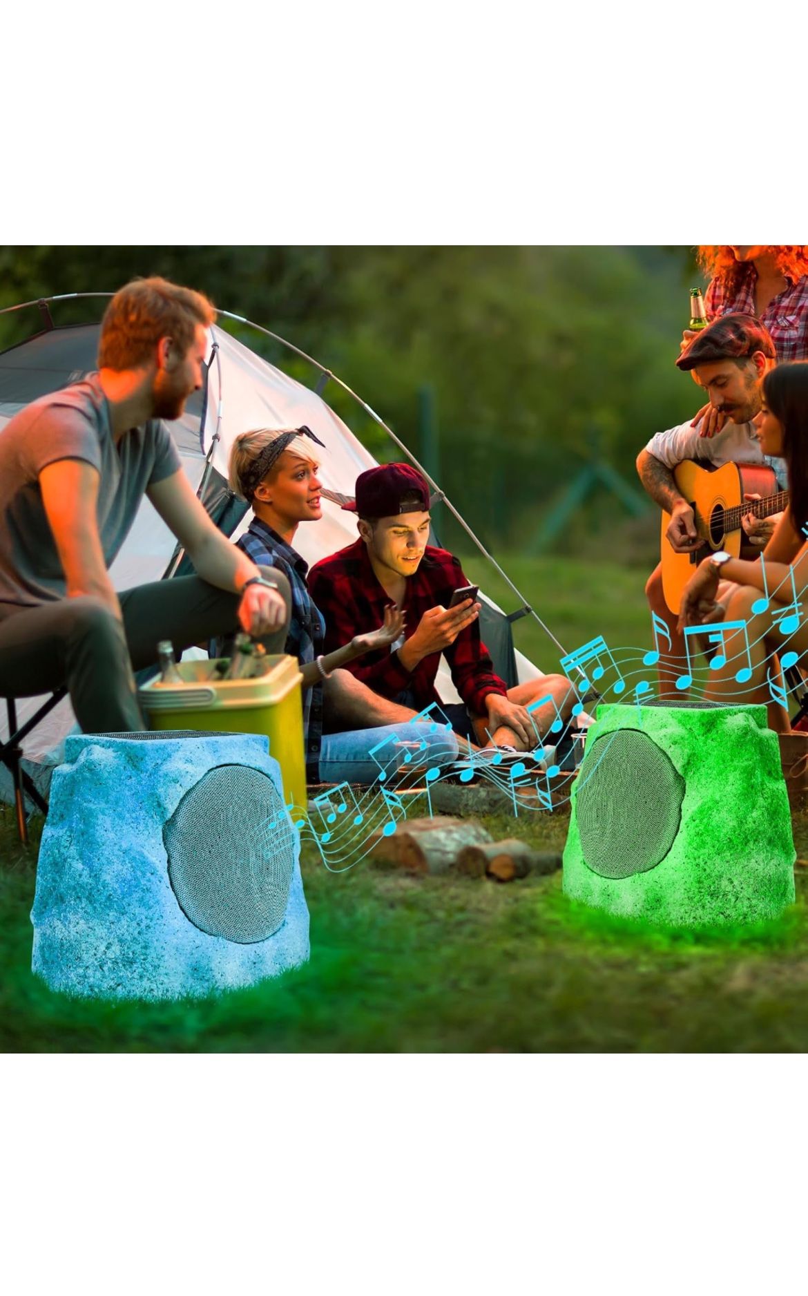 Bluetooth Solar Speakers Set