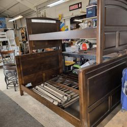 Brown Bunk Bed 