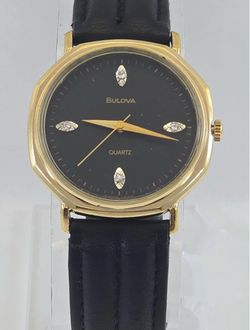 Vintage Bulova Corporate Series Diamond Markers Dress Watch