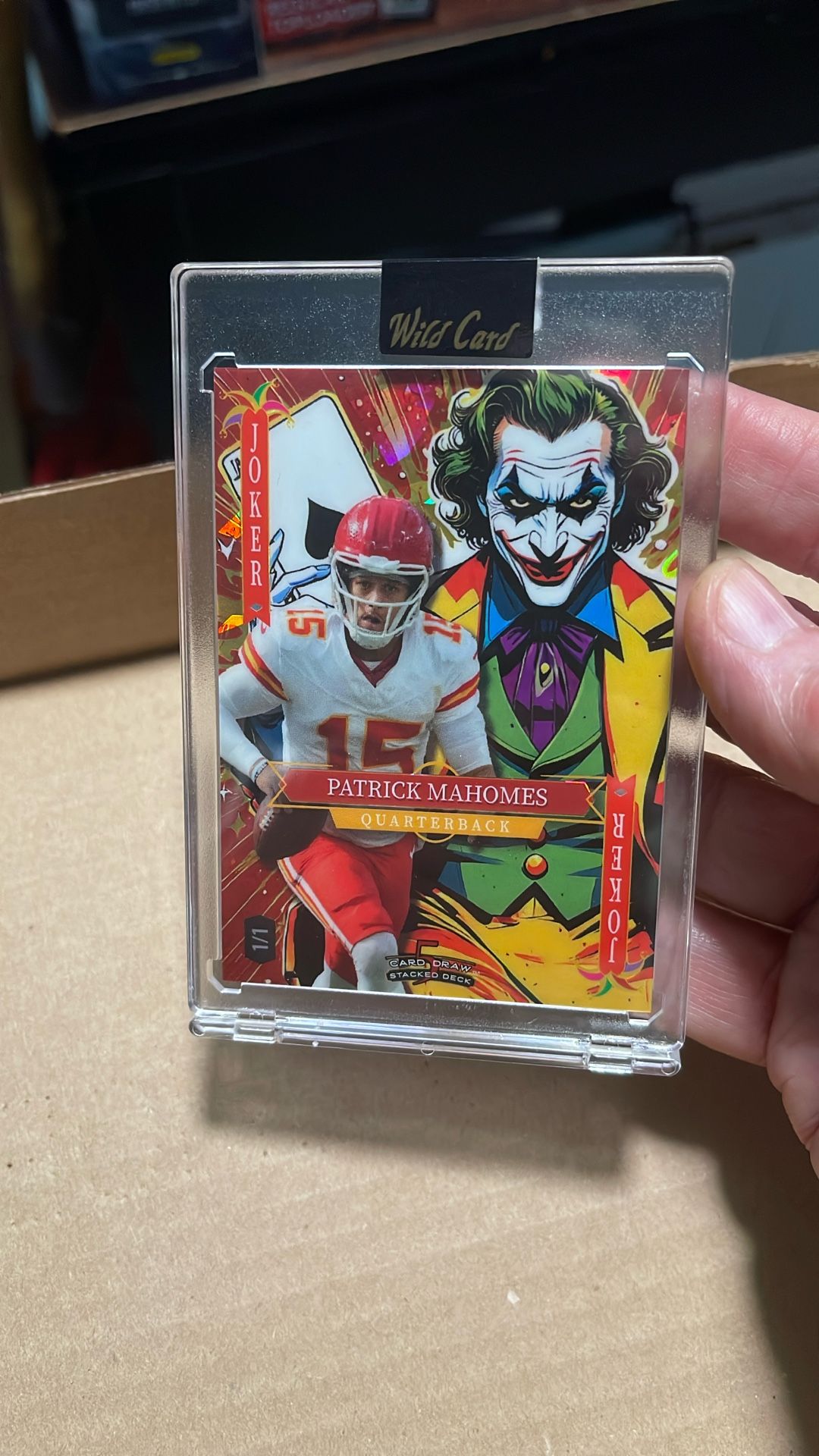 2025 Wild Card Patrick Mahomes 1/1 Super Rare Joker Card - www.desnorhaar.be