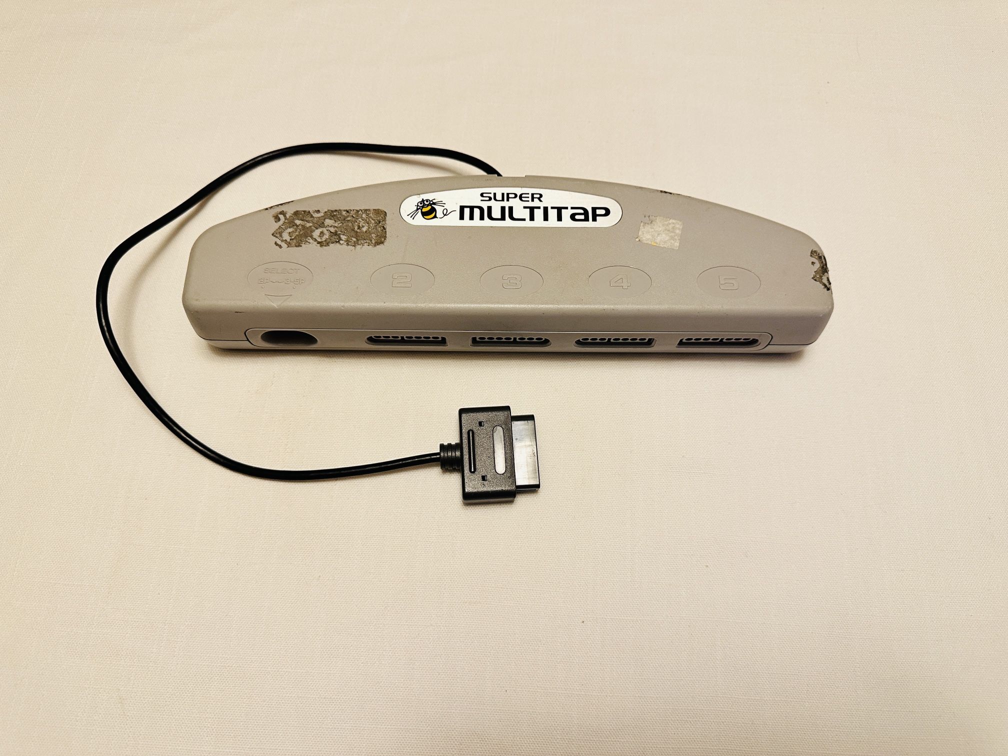  Nintendo SNES Super Multi- Tap 4  Controller Adapter