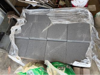12” x 12” Black Pavers