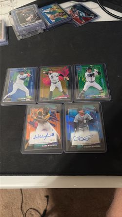 Topps finest baseball card lot all numbered 2 autos all rare cards