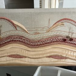 Large Boho Mixed Media Art