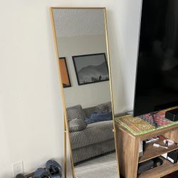 Standing Mirror Gold 