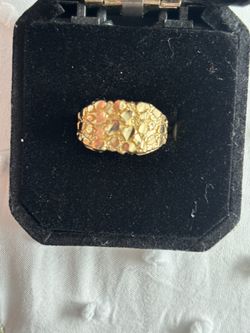 10k gold Nugget Ring
