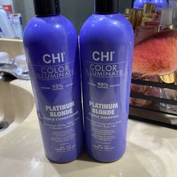 Chi Platinum Blonde Purple Shampoo/conditioner 