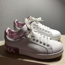 Dolce&Gabbana Portofino Leather Sneakers
