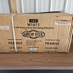 New Shop Fox 3/4 HP Heavy Duty Mortising Machine