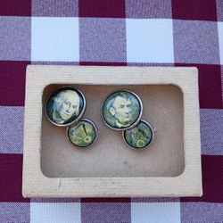  SILVER CUFFLINKS 