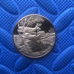 1973 Bronze Franklin Mint Country Coin