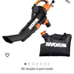 Worx Leaf Blower And Multcher