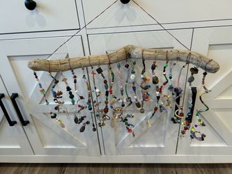 Colorful Beaded Yard Art