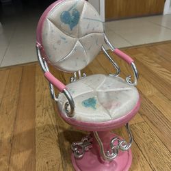 Dolls Hair Dressers Cut Chair 