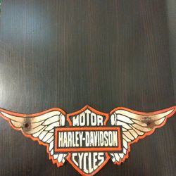1940's Harley Davidson Wing Iron Plaque (WW2)
