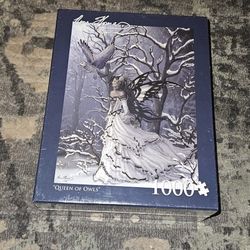 Nene Thomas "Queen of Owls" 1000pc Puzzle 20"x27" Brand New & Factory Sealed!!