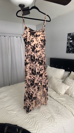 Long tan dress