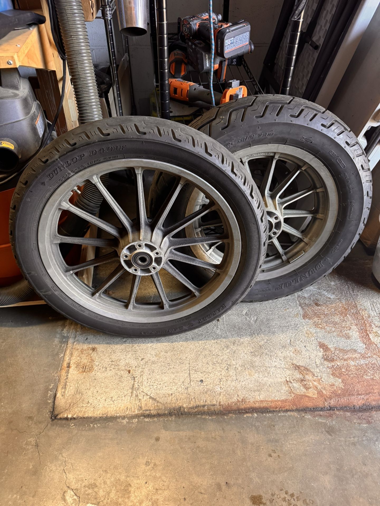 Harley Dyna Wheels 13 Spoke Mags Sealed Bearings