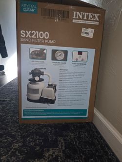 Sand pump, Intex SX2100