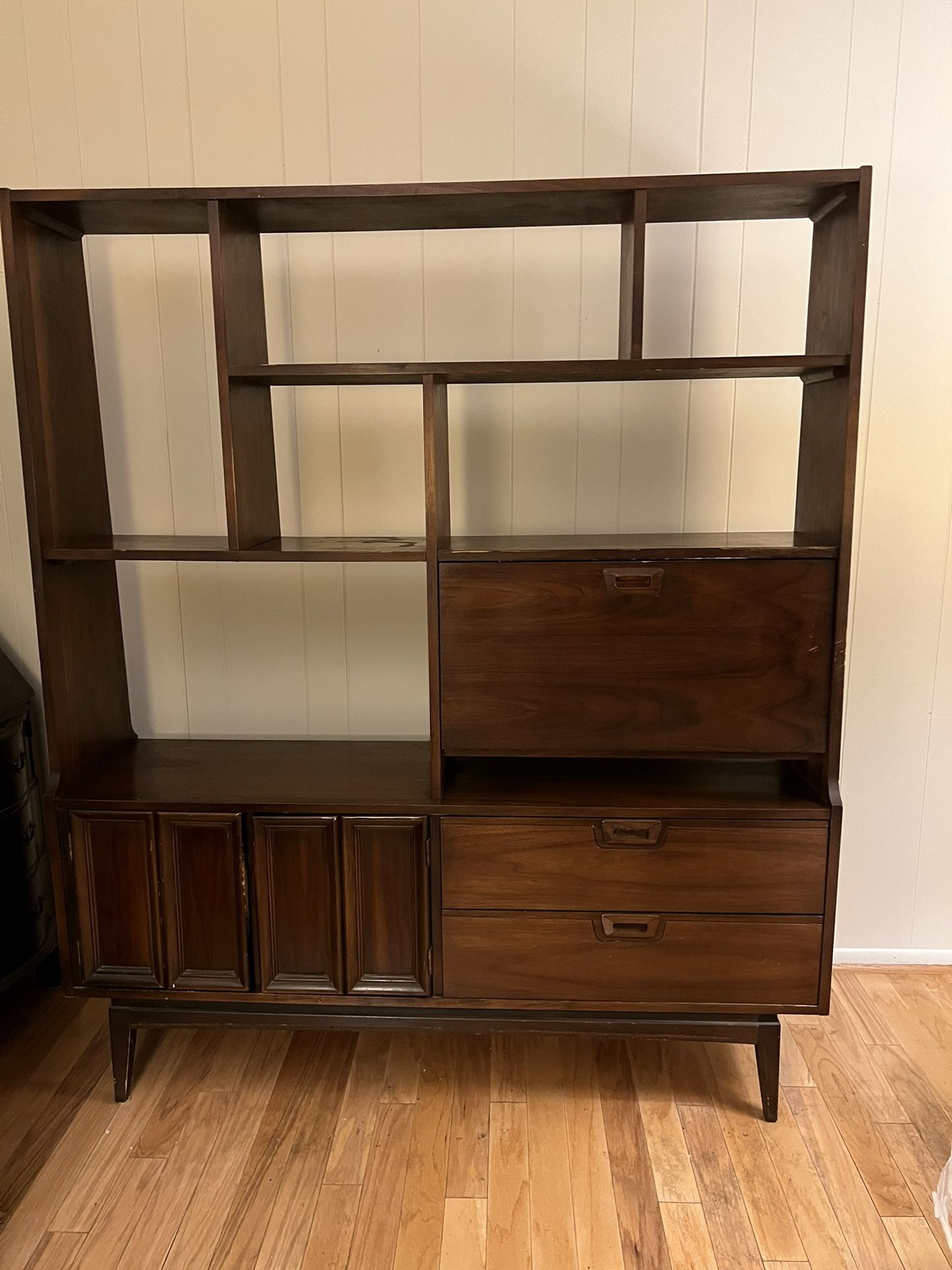 Vintage Bookshelf/Entertainment Center - Cherry