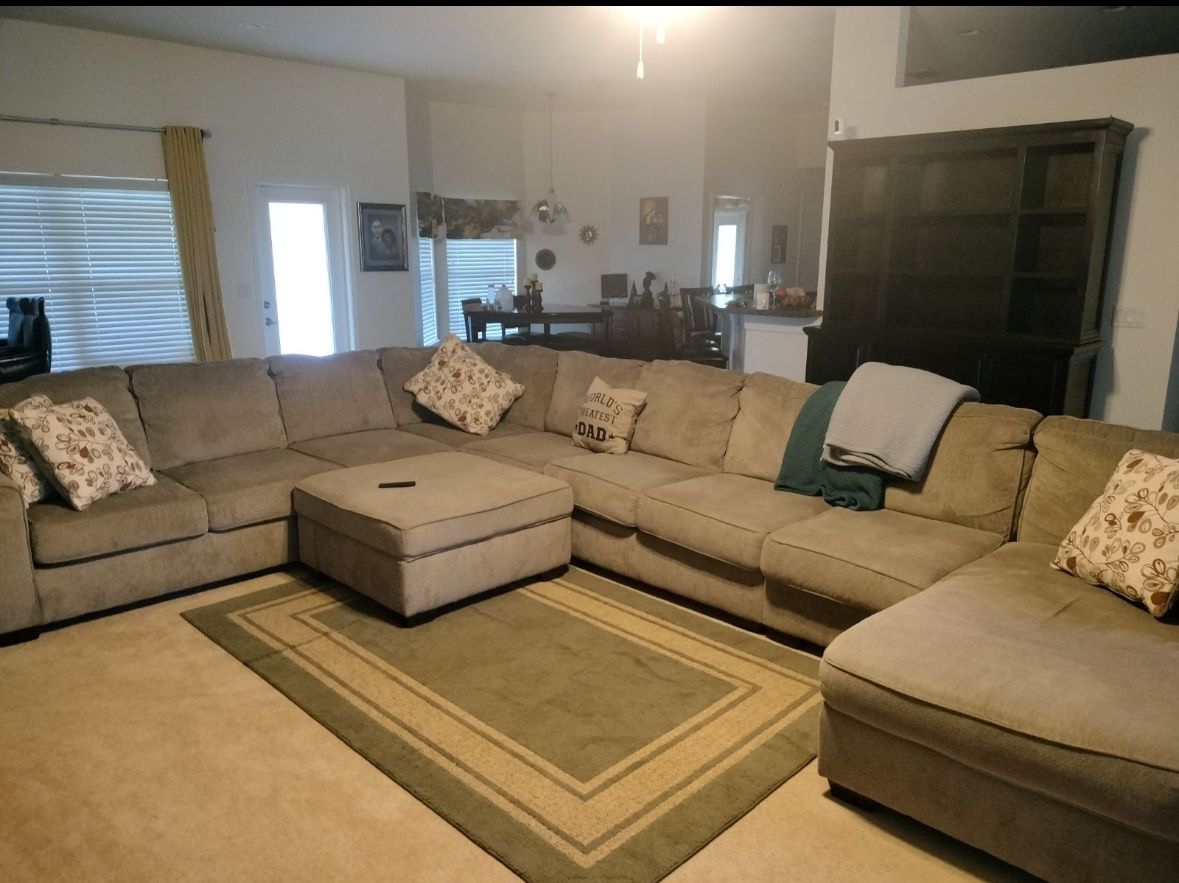 Sectional And Ottoman