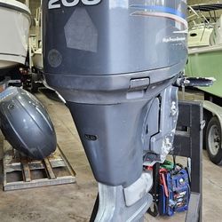 Clean 2005 Yamaha 200 Hp Hpdi Fuel Injection Outboard Motor 25" Shaft