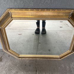 Very Nice Mirror!!! Gold Antique 