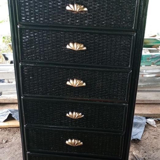 black wicker dresser Amazon.com: SICOTAS 7 Drawer Dresser for Bedroom, 57" Wide Rattan Dressers, Large Chest of Drawers for Bedroom, Dresser TV Stand, Boho Closet Organizer (Black Oak, 7 Drawers (1 pc)) : Home & Kitchen