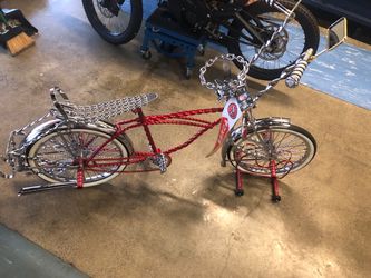 lowrider This bicycle was made by the Lowrider Bike company; only one bicycle was built by a worker.asking 3k