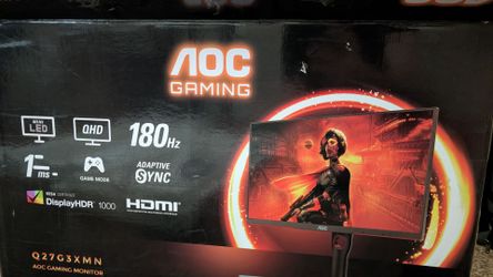 AOC q27g3xmn 180hz 1440p Monitor
