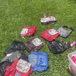 Lot Of Purses And Backpacks