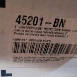 Kohler Traditional Round Rain Can Shower Head In Brushed Nickel