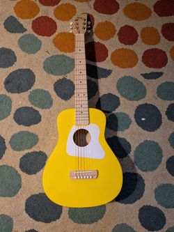 Loog Pro 6 String Acoustic Guitar Yellow