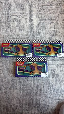 Pokémon TCG Charizard Back to School Tin Box