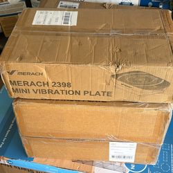 New Merach 2398 Mini Vibration Plate. Still in original box, never opened. Good for home workouts.