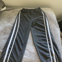 Women’s Shein Charcoal Grey Side-Stripe Sweatpants – Size S (4)