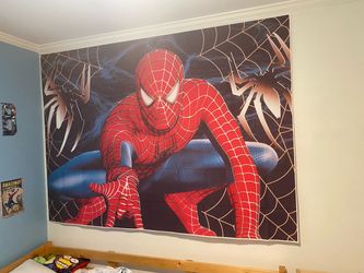 Large Spiderman cloth Wall Mural