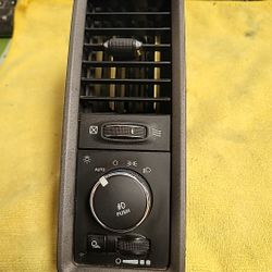 13-24 RAM 1500 Classic Headlight Control Switch Fog Heater Air Vent Bezel