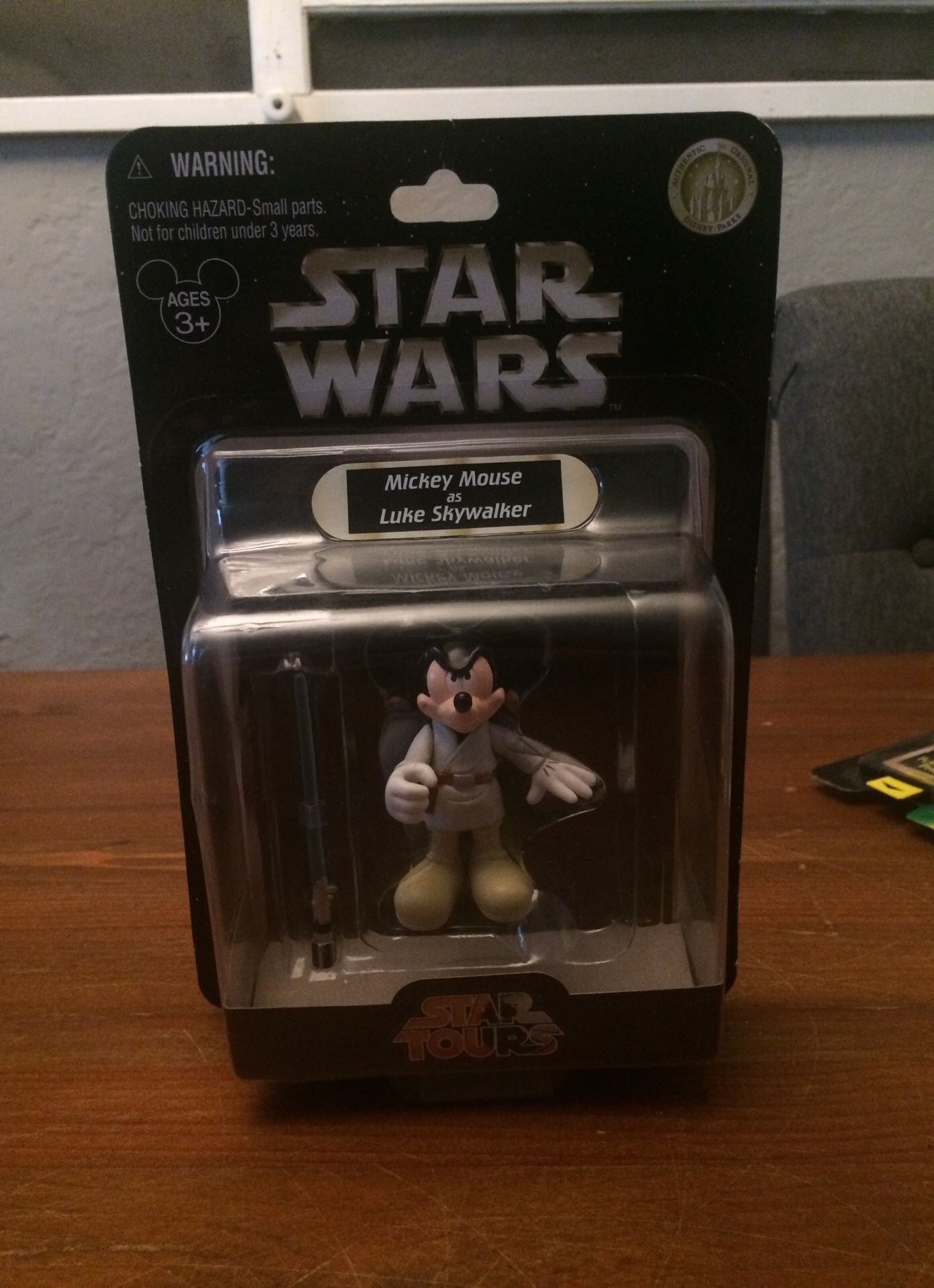 Star Wars Star Tours Disney Mickey Mouse as Luke Skywalker action figure