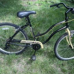 RALEIGH 6 speed cruiser bike 26” wheels bicycle 