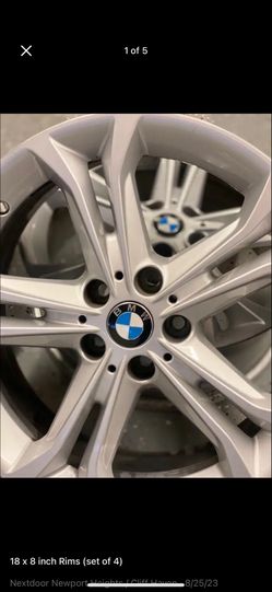 18x8 In Rims In Great Shape - Boxed
